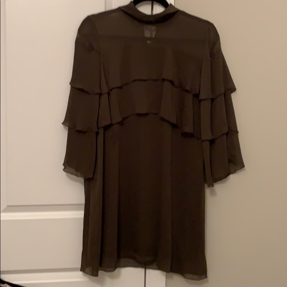 Musk green Zara dress